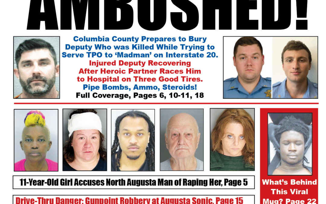 The front cover of the jail report for May 2nd.