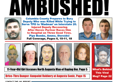 The front cover of the jail report for May 2nd.