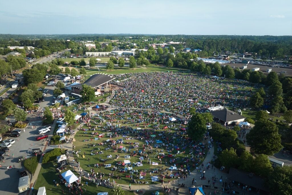 Thunder Over Evans was held on Saturday, May 17. The event included fireworks, pyrotechnics and a drone show. Staff photo by Sanjeev Singhal