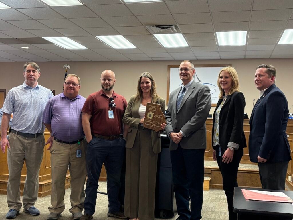 Members of the Columbia County Technology Services Division were recognized with the 2025 GMIS Outstanding Professional Award during the commission meeting on Tuesday, May 20.