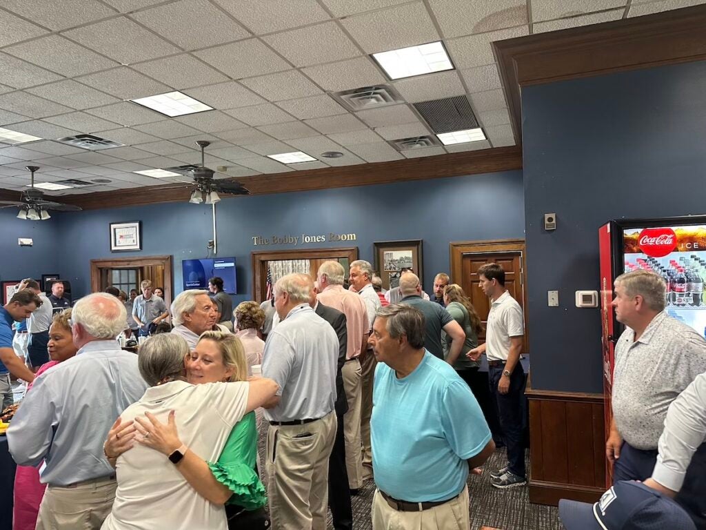 The Augusta University men's golf team was sent off in style to the NCAA National Championship on Monday, May 19. Staff photo by Justin Gray