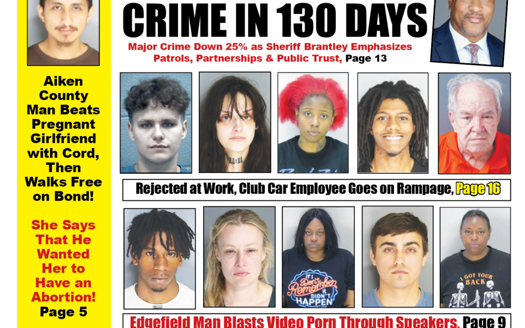 Front cover of the Jail Report for May 23rd.