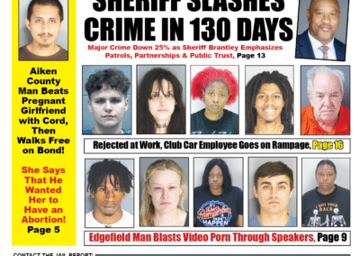 Front cover of the Jail Report for May 23rd.