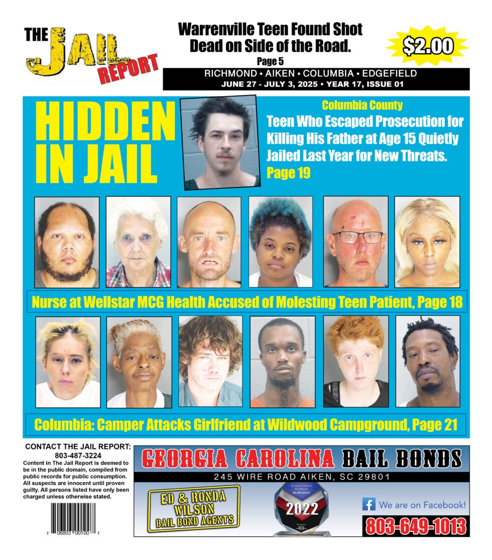 Jail Report: June 27th - The Augusta Press