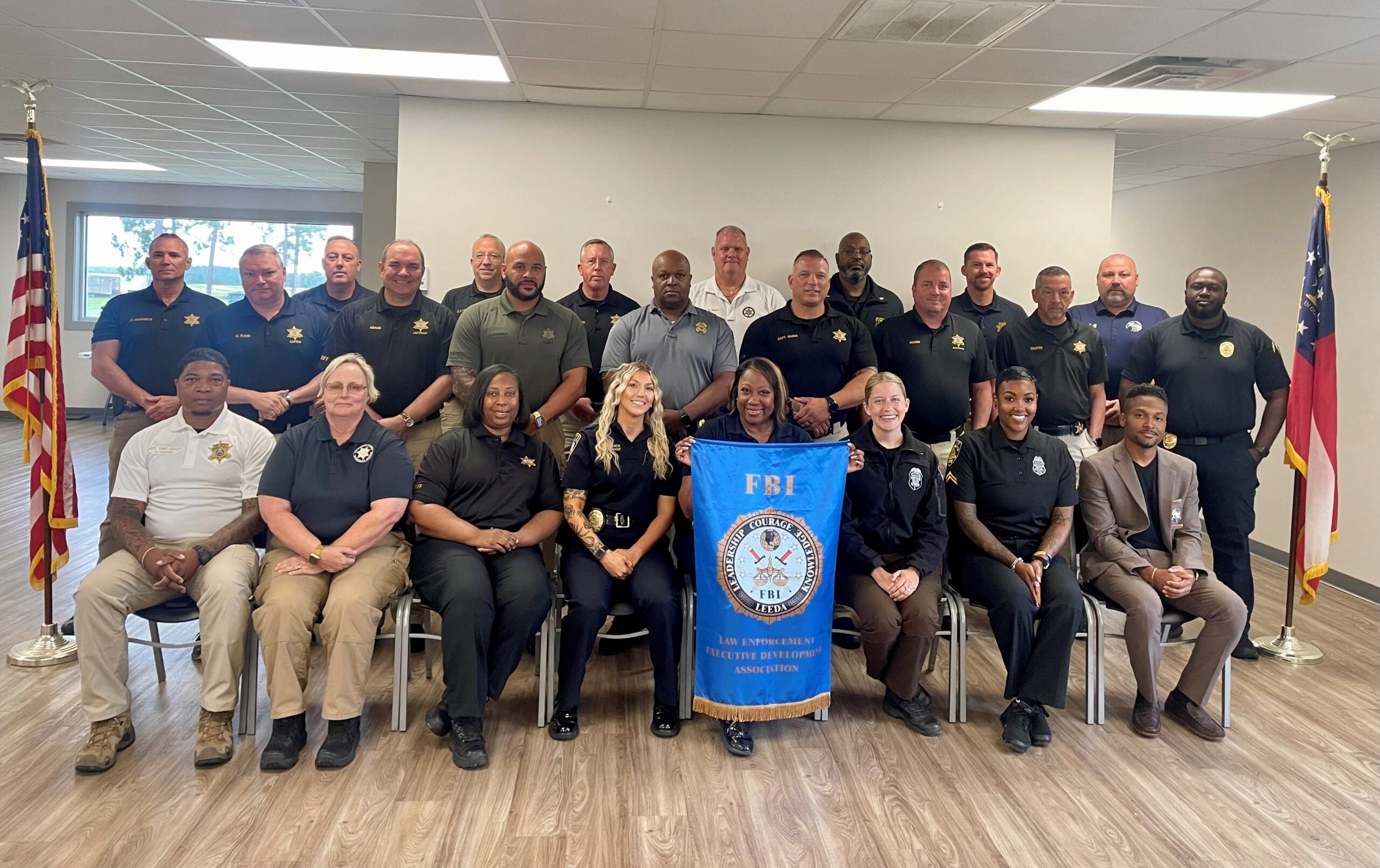 FBI LEEDA Executive Institute graduates. Photo courtesy Richmond County Sheriff's Office