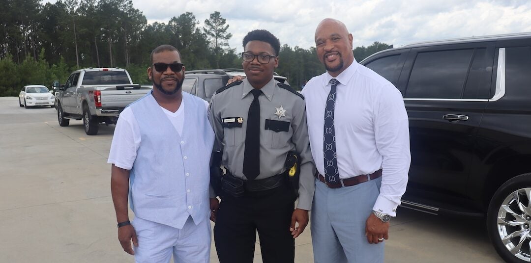 Titus Holmes graduated from the CCSO Regional Police Academy on Friday. Photo courtesy Richmond County Sheriff's Office