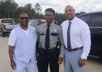Titus Holmes graduated from the CCSO Regional Police Academy on Friday. Photo courtesy Richmond County Sheriff's Office