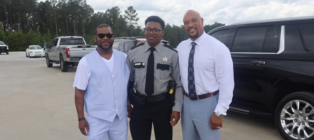 Titus Holmes graduated from the CCSO Regional Police Academy on Friday. Photo courtesy Richmond County Sheriff's Office