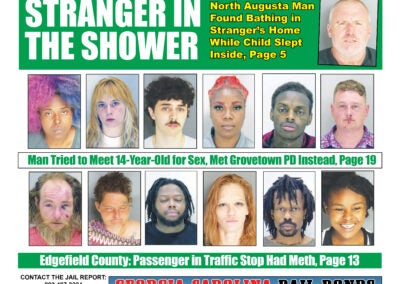 The front cover for the jail report for july 11th