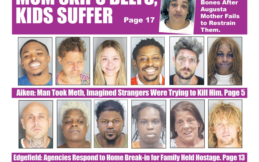 The front cover of the Jail Report for July 18th.