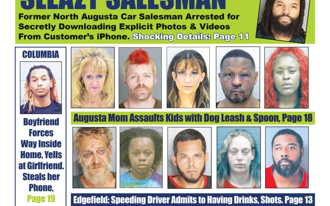 The front cover of the jail report for July 25th.