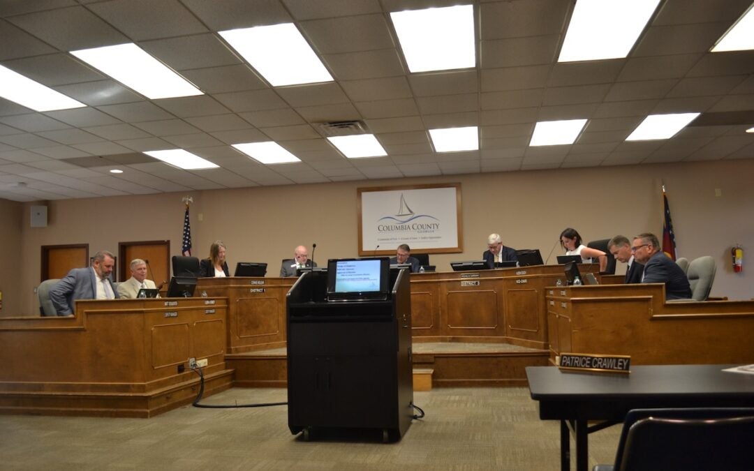 The Columbia County Board of Commissioners approved the 2025 millage rate on Tuesday. Staff photo by Stephanie Hill