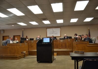 The Columbia County Board of Commissioners approved the 2025 millage rate on Tuesday. Staff photo by Stephanie Hill