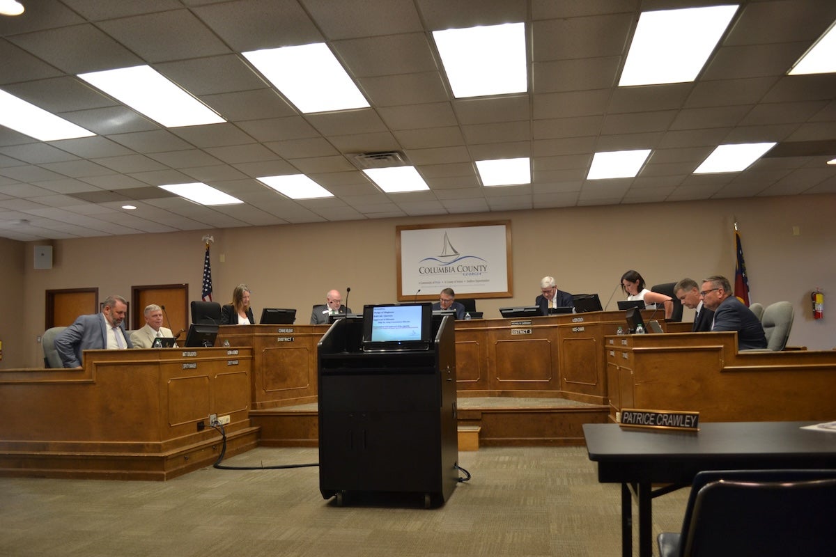 The Columbia County Board of Commissioners approved the 2025 millage rate on Tuesday. Staff photo by Stephanie Hill