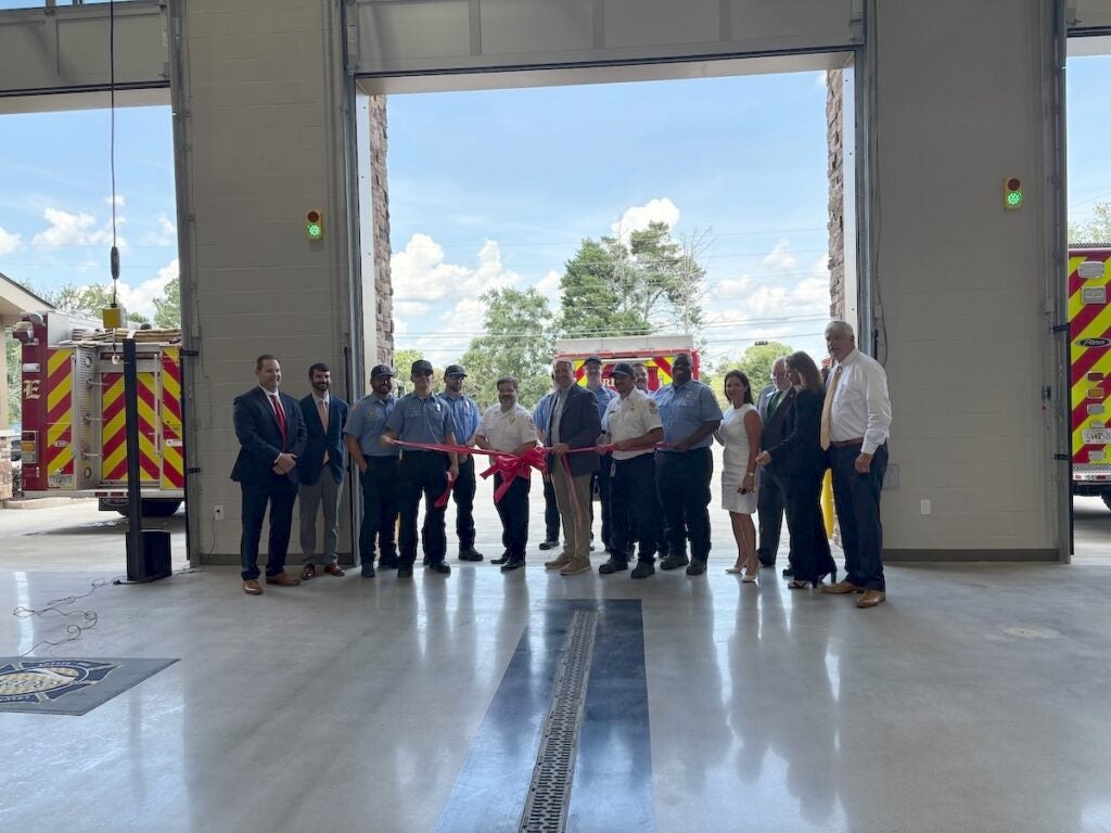 A ribbon cutting was held for the remodeled Fire Station 2 on Tuesday, July 15. Staff photo by Stephanie Hill
