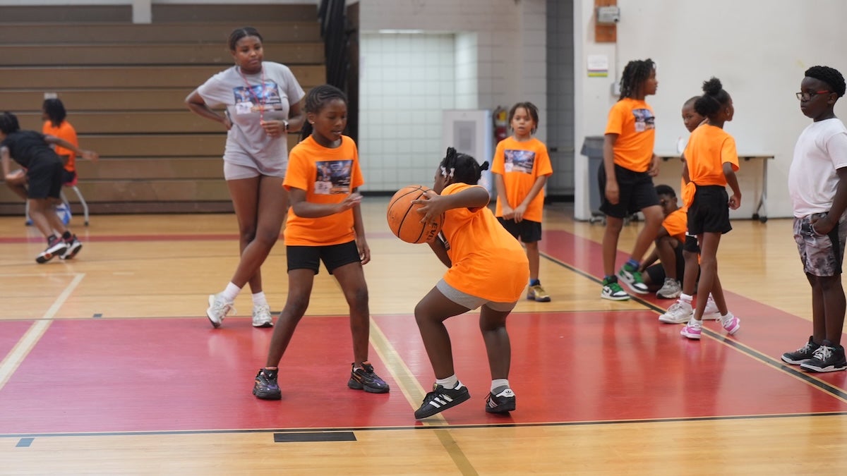 The Richmond County Sheriff's Office hosted a youth basketball camp earlier this week. Staff photo by Teon Scott