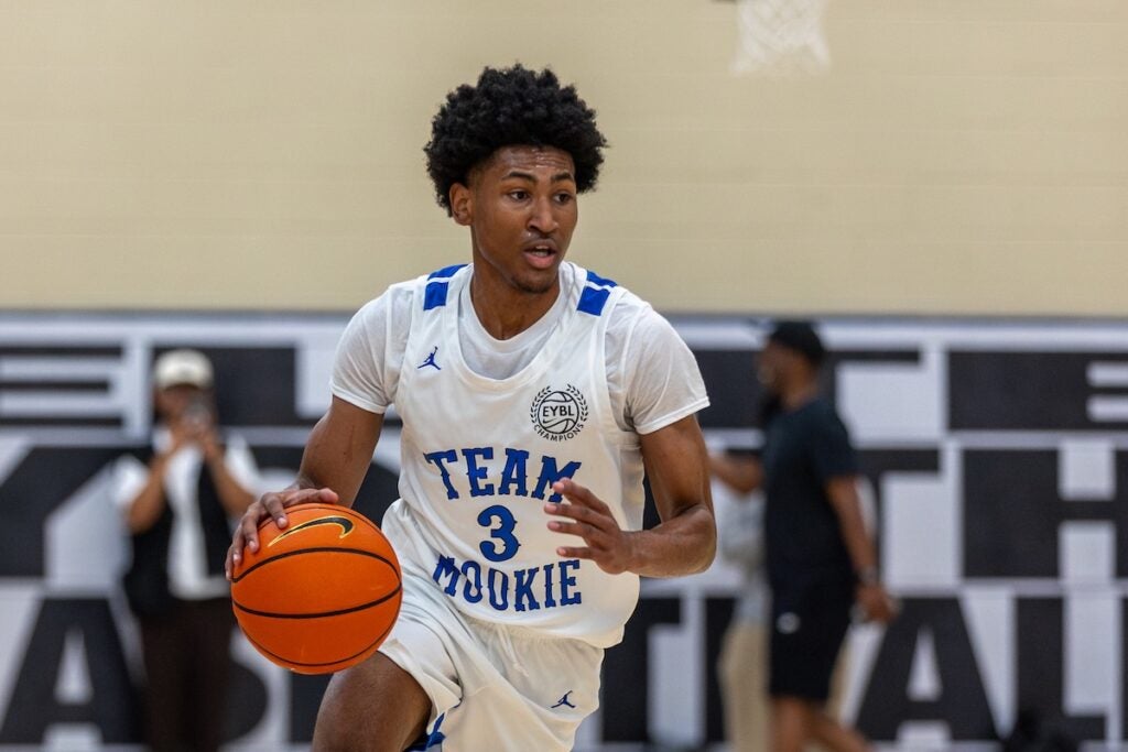 Players took to the court on July 15 for Peach Jam 2025. Photos by Ryan Bacheller