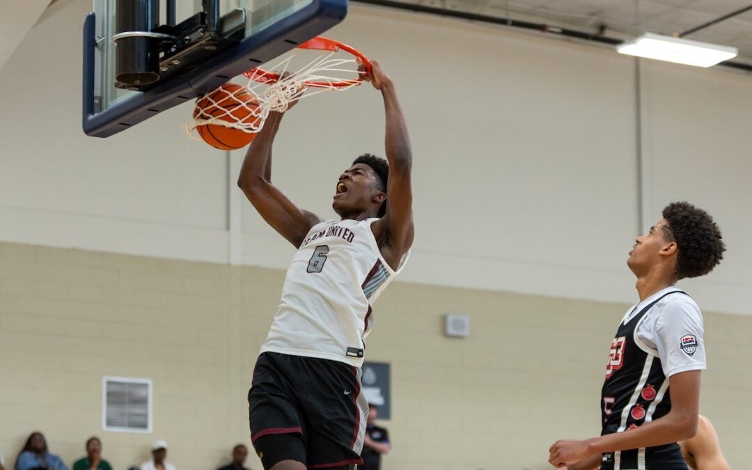 Players took to the court on July 15 for Peach Jam 2025. Photos by Ryan Bacheller
