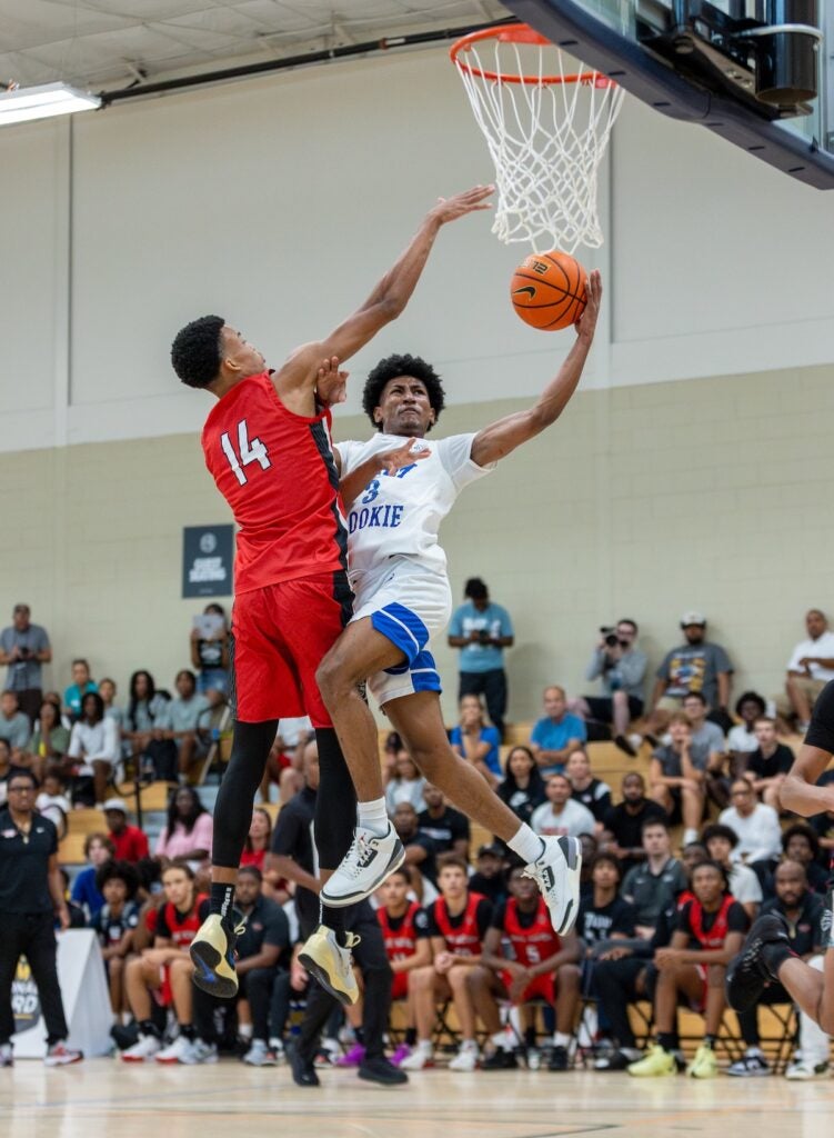 Players took to the court on July 15 for Peach Jam 2025. Photos by Ryan Bacheller