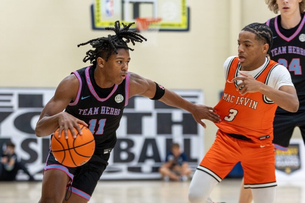Players took to the court on July 15 for Peach Jam 2025. Photos by Ryan Bacheller