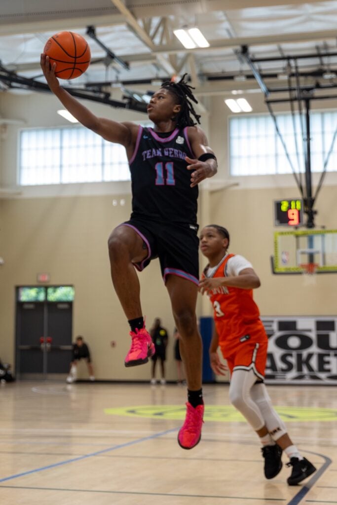 Players took to the court on July 15 for Peach Jam 2025. Photos by Ryan Bacheller