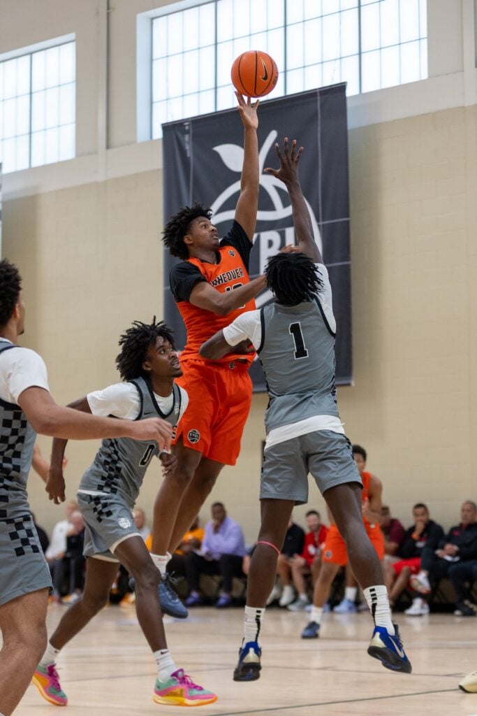 The The 2025 Nike EYBL Peach Jam Basketball Tournament continued in North Augusta on July 17. Photo by Ryan Bacheller