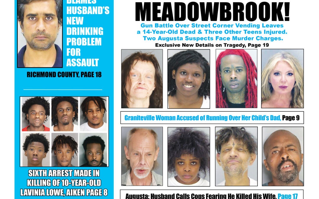 The front cover of the Jail Report for August 8th, 2025.