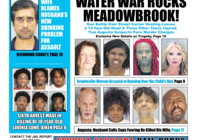 The front cover of the Jail Report for August 8th, 2025.