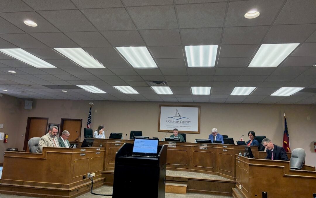 The Columbia County Board of Commissioners approved a contract with R.W. Allen Construction for the construction of the new Columbia County Performing Arts Facility Support Facility. Staff photo by Stephanie Hill