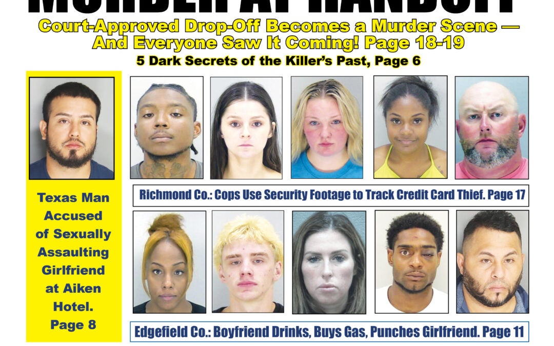 The front cover of the Jail Report for September 12.