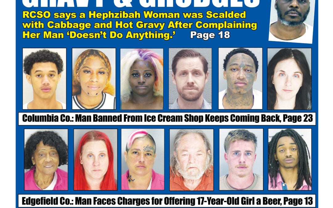 The front cover of the Jail Report for September 19th.