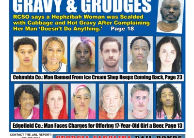 The front cover of the Jail Report for September 19th.