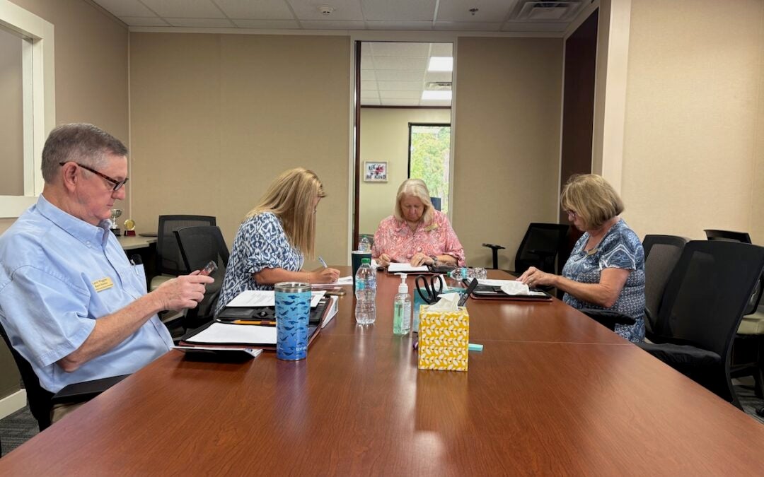 The Columbia County Board of Elections met on Tuesday, Sept. 16. Staff photo by Stephanie Hill