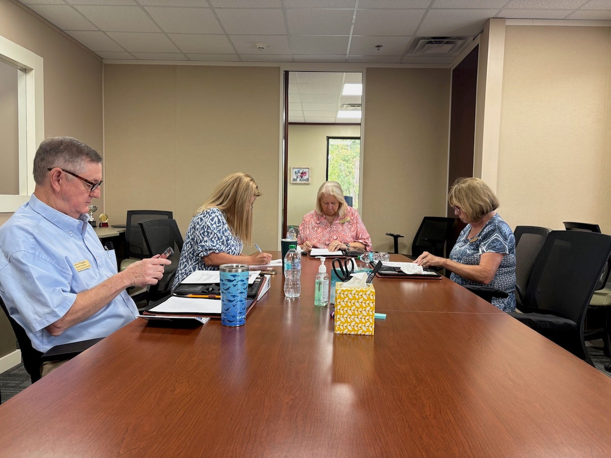 The Columbia County Board of Elections met on Tuesday, Sept. 16. Staff photo by Stephanie Hill