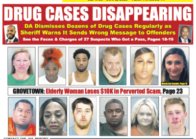 The front cover of the Jail Report for September 26th.