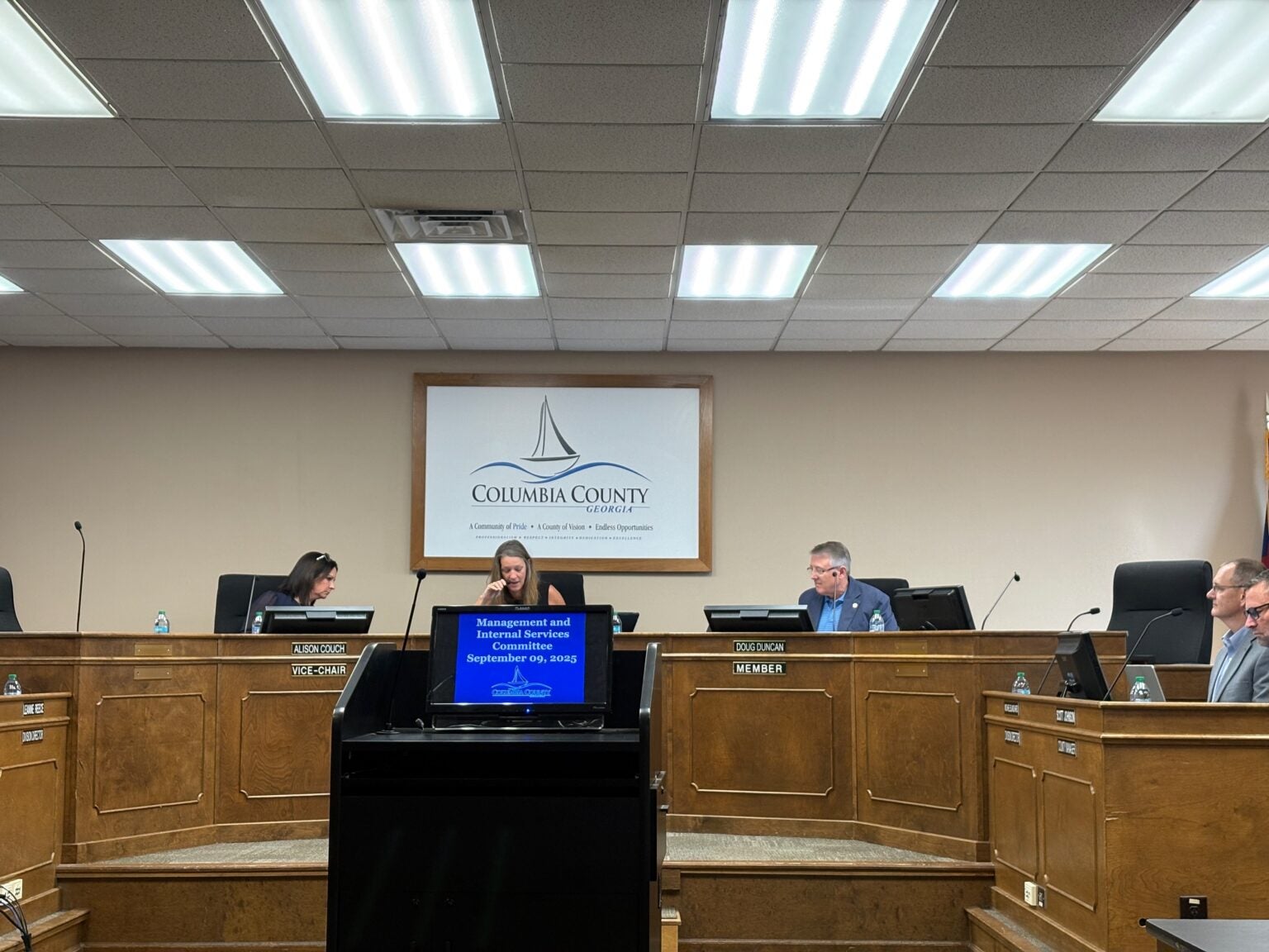 The Columbia County Management and Internal Services Committee met on Tuesday, Sept. 9.