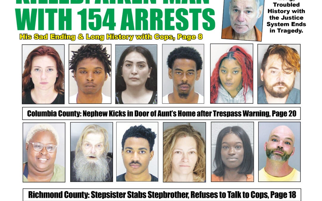 The front cover of the Jail Report for October 10th, 2025.