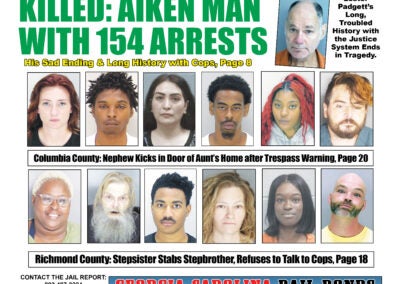 The front cover of the Jail Report for October 10th, 2025.