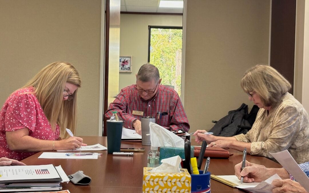 The Columbia County Board of Elections met on Tuesday, Oct. 21. Staff photo by Stephanie Hill