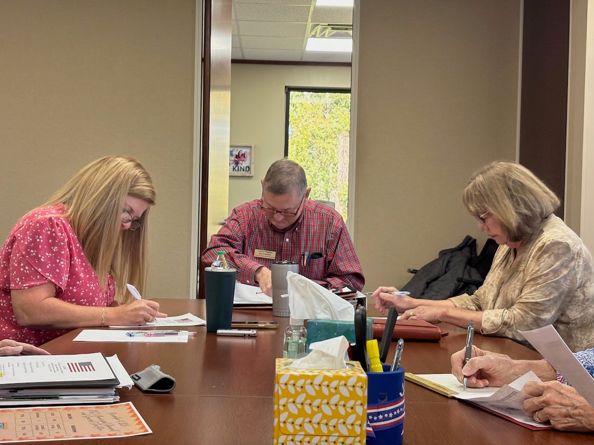 The Columbia County Board of Elections met on Tuesday, Oct. 21. Staff photo by Stephanie Hill
