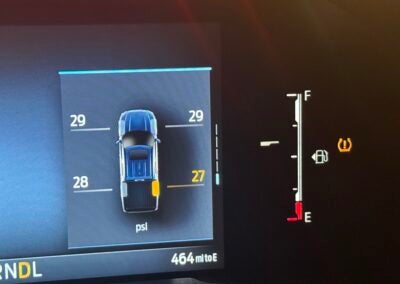 Modern vehicles with direct TPMS can tell you which tires need air and how low or high they are reading