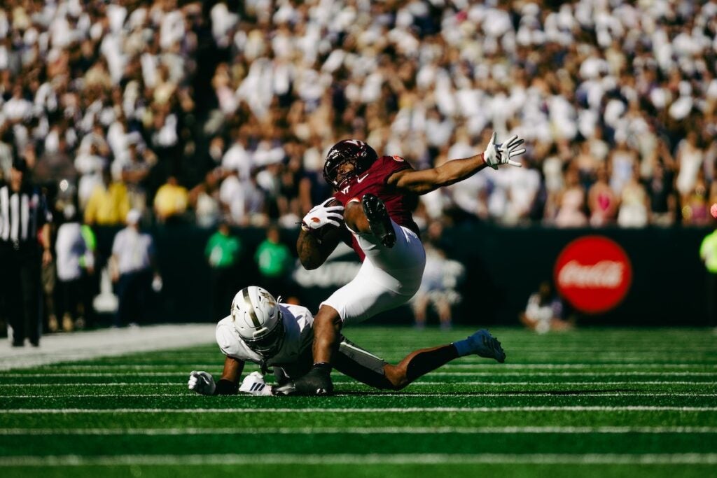 Georgia Tech defeated Virginia Tech 35-20 on Saturday. Staff photo by Cody Cowan