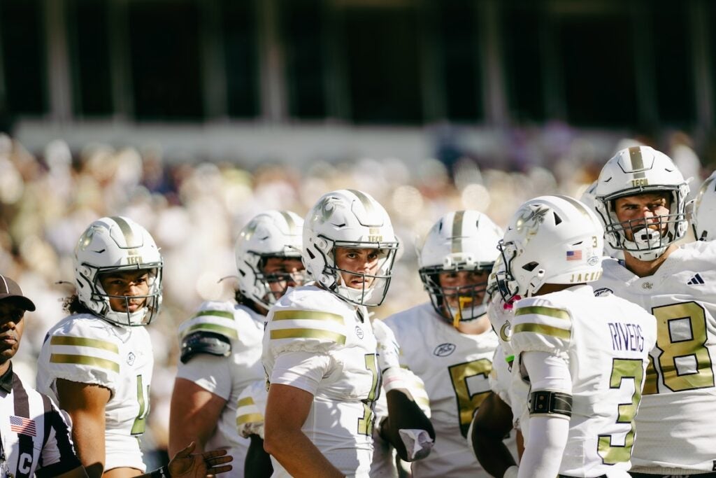Georgia Tech defeated Virginia Tech 35-20 on Saturday. Staff photo by Cody Cowan