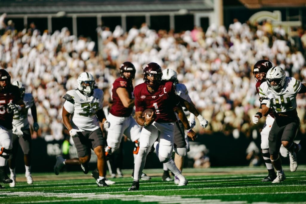 Georgia Tech defeated Virginia Tech 35-20 on Saturday. Staff photo by Cody Cowan