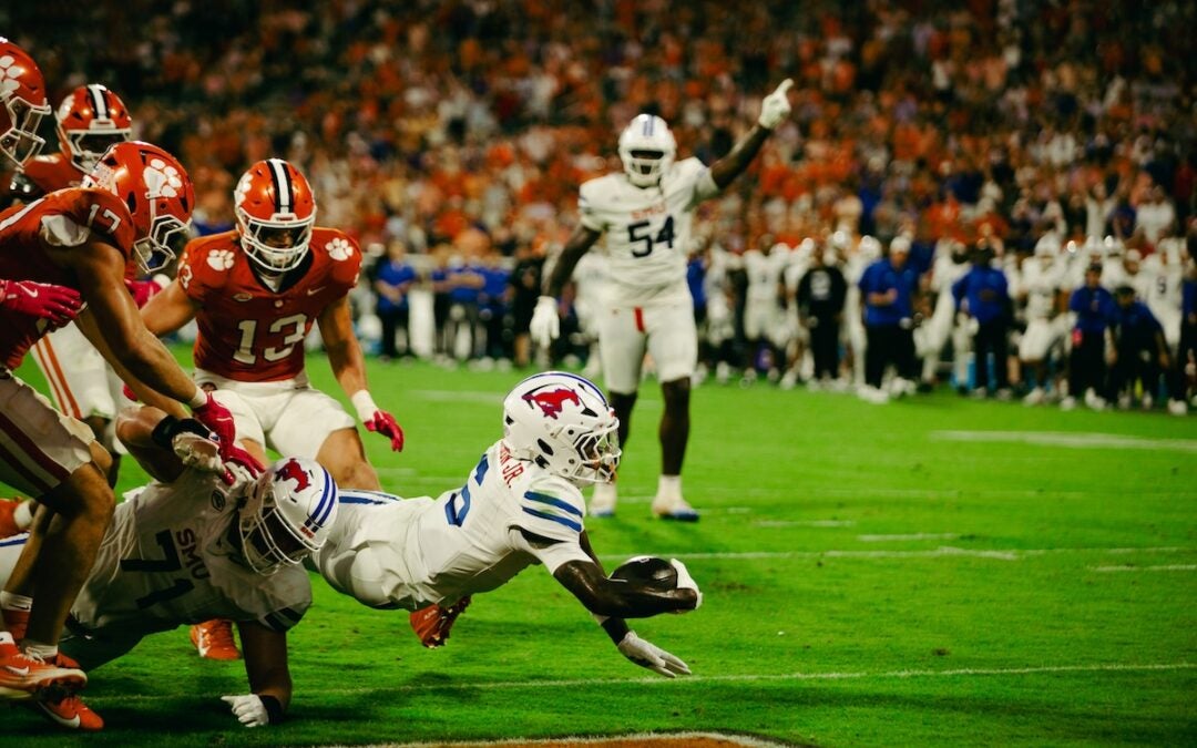SMU defeated Clemson on Saturday 35-24 and avenged their loss last year in the Atlantic Coast Conference championship game. Staff photo by Cody Cowan