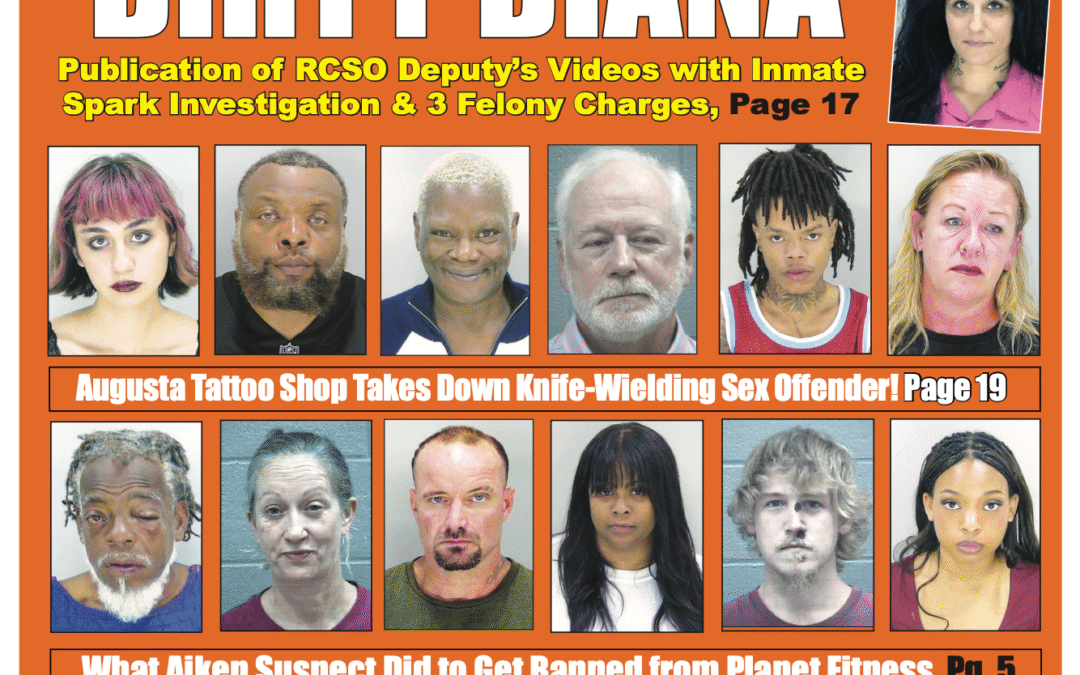 The front cover of the jail report for October 24th, 2025.
