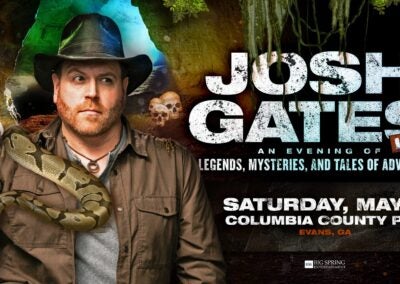 JoshGates_Evans26_1920x1080 Josh Gates will be at the Columbia County Performing Arts Center on Saturday, May 2.