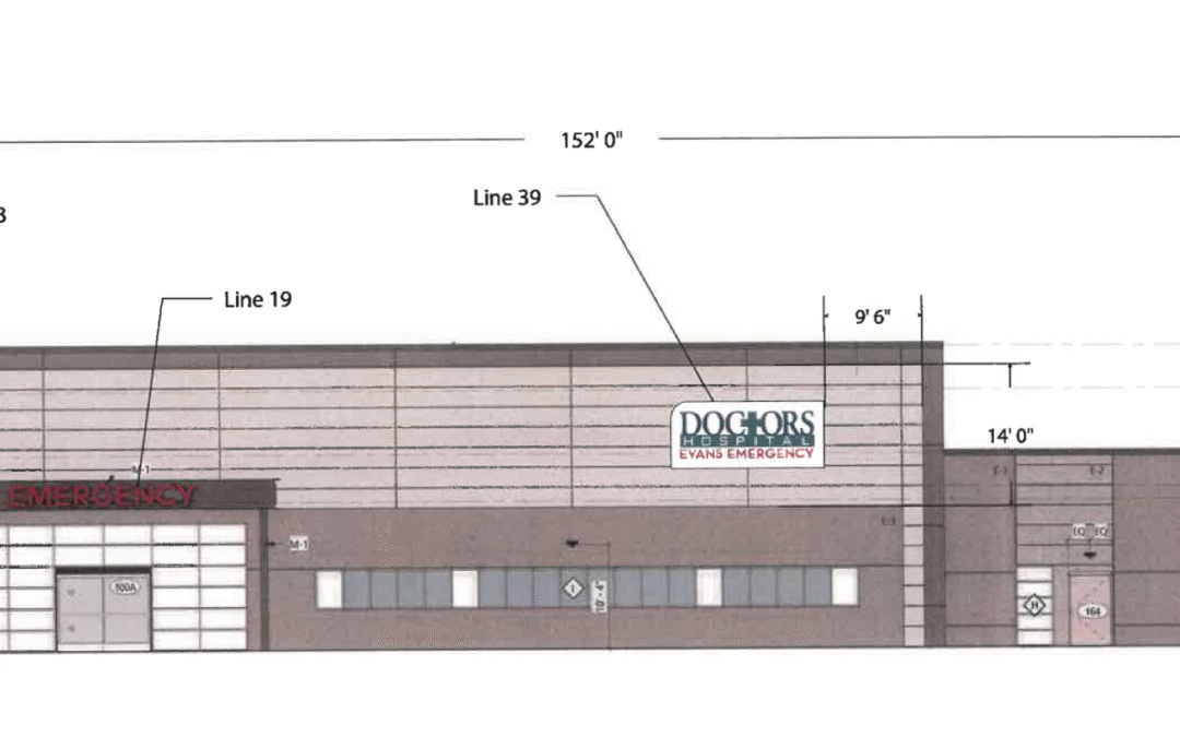Doctors Hospital is request a variance for a sign for the new, freestanding ER in Columbia County.