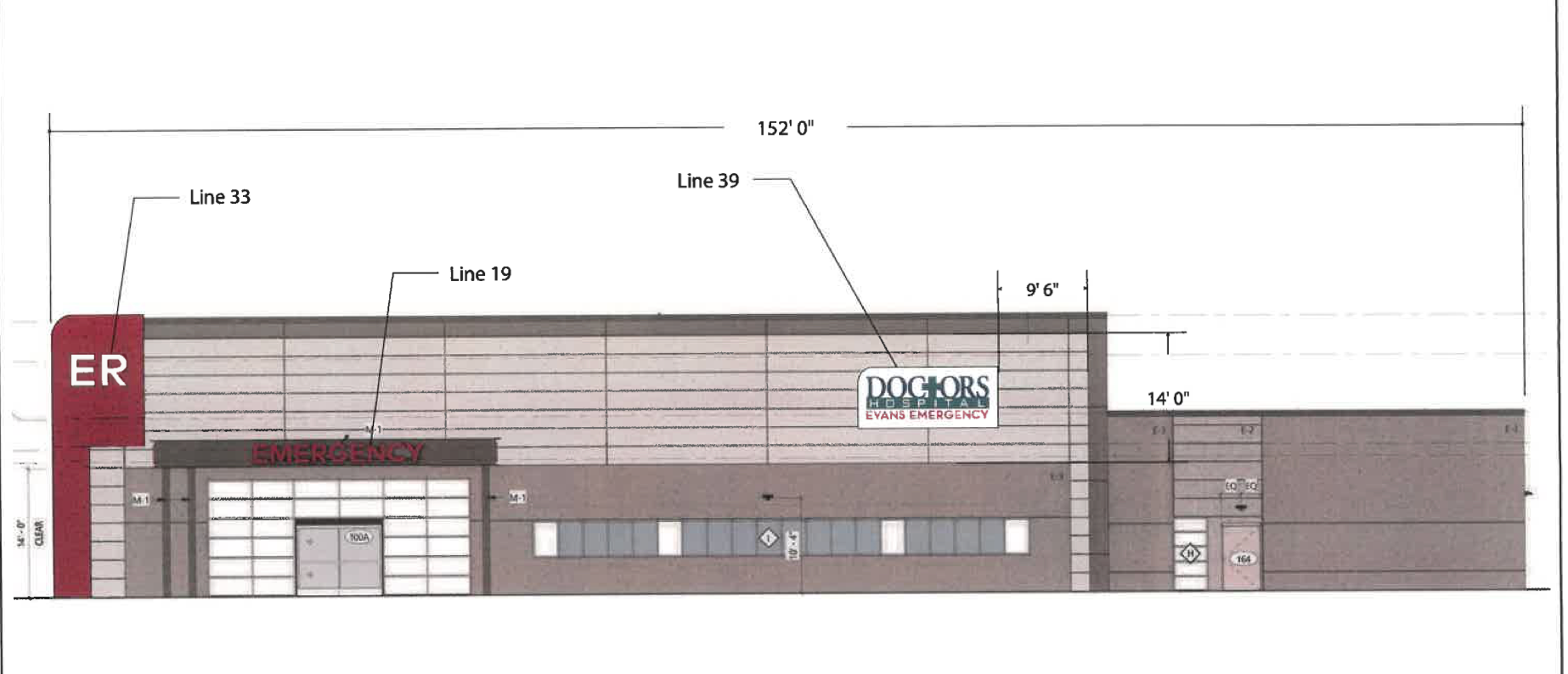 Doctors Hospital is request a variance for a sign for the new, freestanding ER in Columbia County.