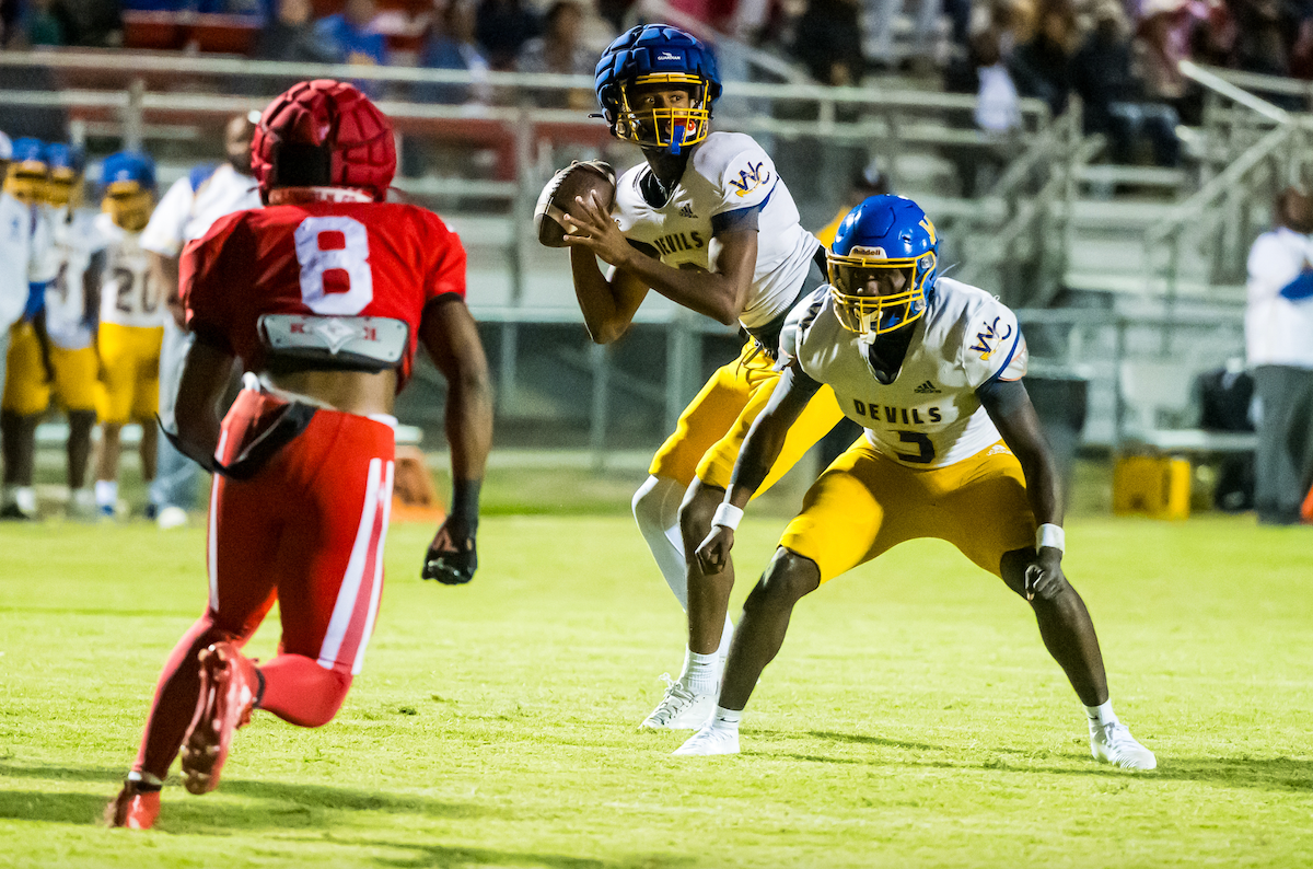 Washington County during a game against Lincoln County at Buddy Buford Stadium in Lincolnton, Ga., on Friday, October 24, 2025. (photo by Rob Davis)